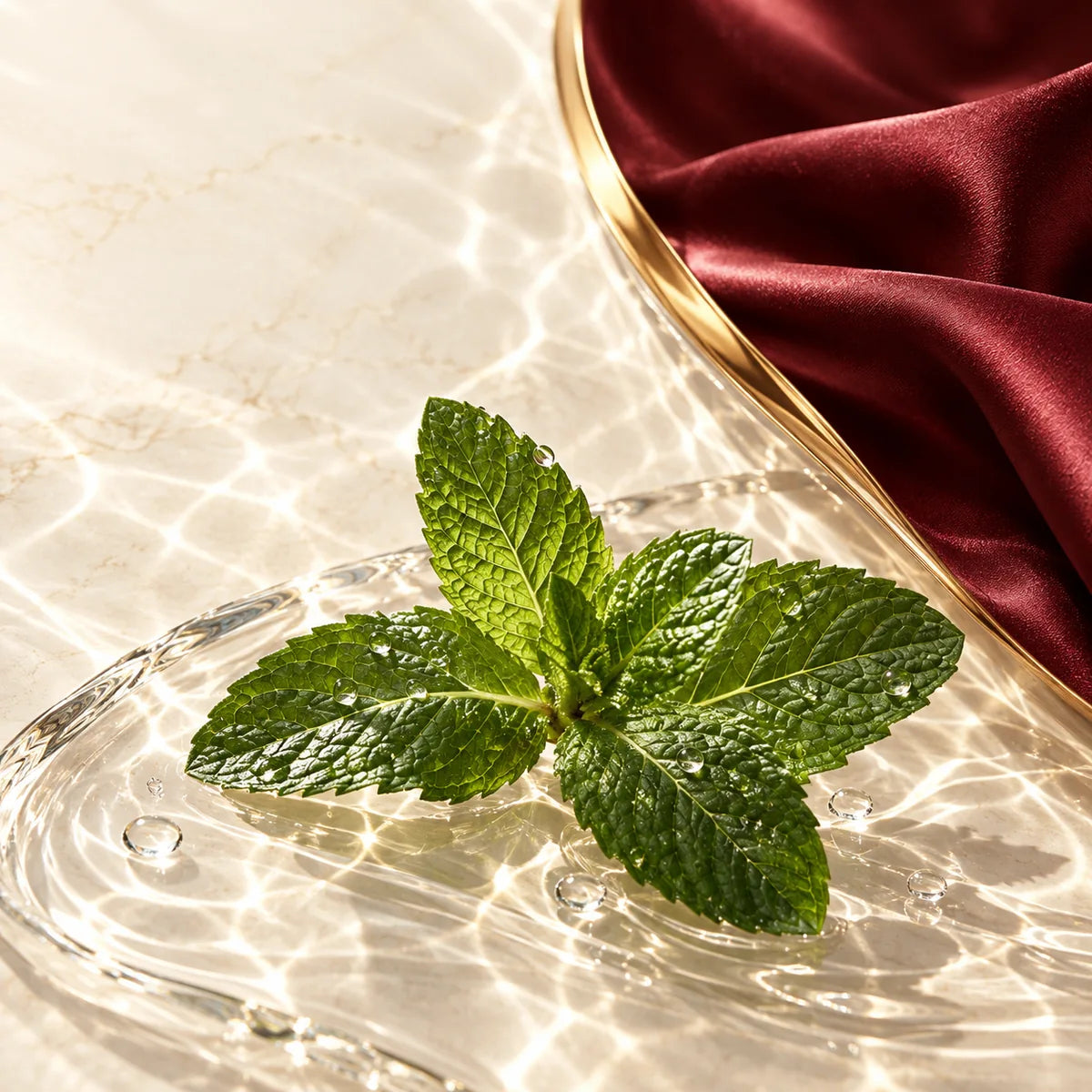 Fresh mint flavor illustration for Silver Edition